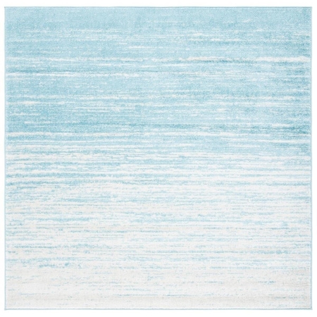 Safavieh 4 x 4 ft. Adirondack Contemporary Square Power Loomed Rug Aqua & Ivory ADR113J-4SQ